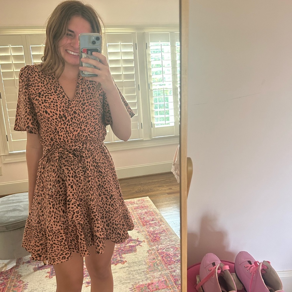 leopard print mini dress! - Picture 7 of 7